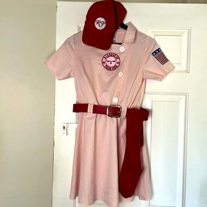 Spirit Pink Dress with Red Accents